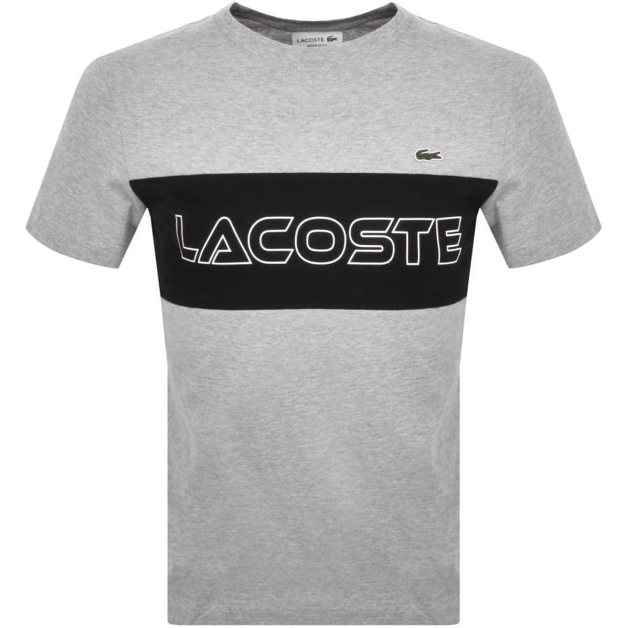 Tee shirt lacoste noir 2025